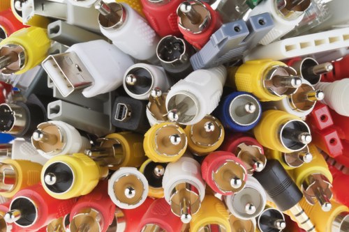 Inspector reviewing garden clearance site records and photos